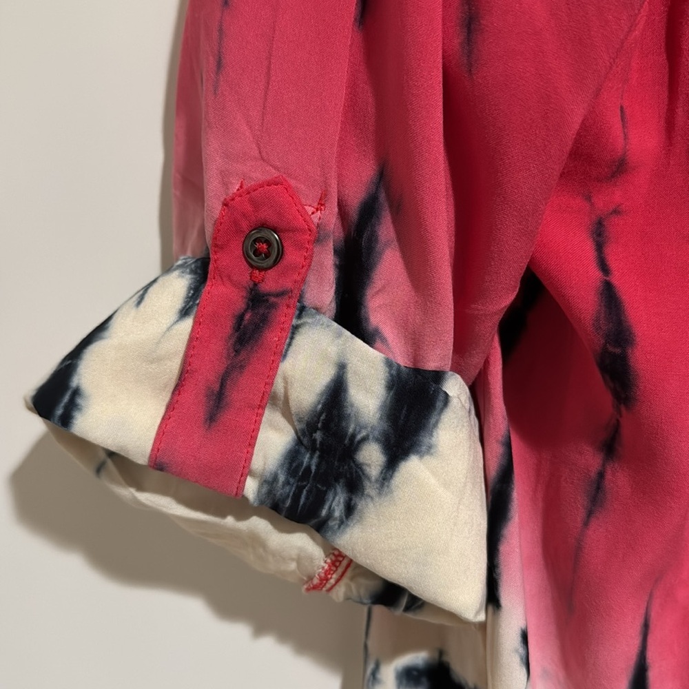 Torrid Stylish Women's Tie-Dye Tunic top size 1(14/16) - Picture 6 of 10